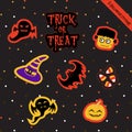 Halloween Stickers-2 Royalty Free Stock Photo