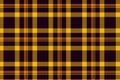 Halloween tartan paid. scottish pattern in orange, black, yellow cage