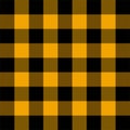 Halloween Tartan plaid. Pattern Scottish cage