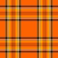 Halloween Tartan plaid. Pattern Scottish cage