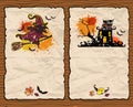 Halloween textured backgrounds 2 Royalty Free Stock Photo