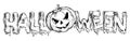 Halloween theme drawing 3 Royalty Free Stock Photo