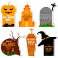 Halloween theme label