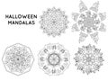 Halloween theme mandala