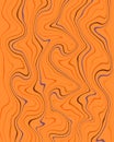 Halloween theme stripes and swirl line texture pattern background. High-resolution orange surface backdrop. Grunge rough texture Royalty Free Stock Photo