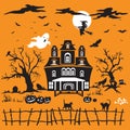 Halloween theme in vector