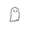 Halloween tiny ghost.