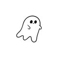 Halloween tiny ghost.