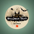 Halloween treats message design