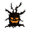 Halloween tree vector