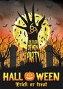 Halloween unleash the demon party Royalty Free Stock Photo