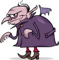 Halloween vampire cartoon illustration