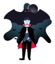 Halloween vampire Dracula