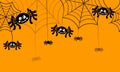 Halloween vector background seamless pattern.