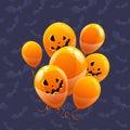 Halloween vector balloons