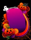 Halloween vector banner Royalty Free Stock Photo