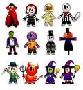 Halloween vector characters