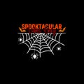 Spooktacular vibes only Halloween t-shirt design, Halloween Typographic t-shirt design.