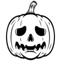 Halloween vectors, illustrations, emojis, and patterns. Jack-o\'-lantern.