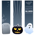 Halloween Vertical Banners Royalty Free Stock Photo