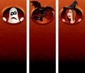 Halloween vertical banners Royalty Free Stock Photo