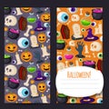 Halloween vertical banners for your design