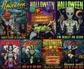 Halloween vintage posters