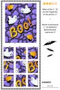 Halloween visual puzzle: What of the 2 - 10 are the fragments of the picture 1? Answer included.