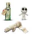 Halloween voodoo mummy poison Royalty Free Stock Photo