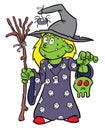 Halloween Witch Costume Royalty Free Stock Photo