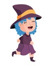 halloween witch happy