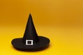 Halloween Witch Hat made of cardboard Royalty Free Stock Photo