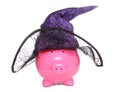 Halloween witch piggy bank