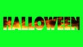 Halloween,word,burning,greeting slogan,green,screen,october,scary,fright,fun