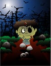 Halloween zombi vector Royalty Free Stock Photo