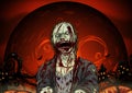 Halloween zombie background.