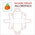 Hallowen box PACKAGING TEMPLATE