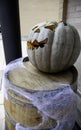 Hallowen scary pumpkin Royalty Free Stock Photo