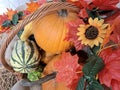 Hallowin pumkin  ready to party. Royalty Free Stock Photo