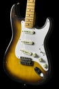 Vintage and Rare Electric Guitar - Fender Stratocaster Body Royalty Free Stock Photo