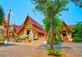 The halls of Wat Phra Singh, Chiang Rai, Thailand