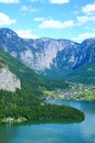 Hallstat - beautiful Alpine paradise village in Austria Royalty Free Stock Photo