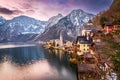 Hallstatt, Austria - Beautiful sunrise over the Hallstattersee