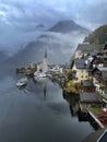 Hallstatt, Austria. Mountain village in the Austrian Alps, Royalty Free Stock Photo