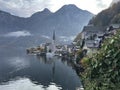 Hallstatt, Austria. Mountain village in the Austrian Alps, Royalty Free Stock Photo