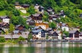 Hallstatt Austria view to Hallstattersee lake