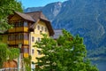Hallstatt Austria vintage architecture and old houses Royalty Free Stock Photo