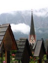Hallstatt Cemetery - Austria Royalty Free Stock Photo