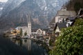 Hallstatt lakeside town in the Alps, Austria