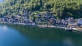 Hallstatt, luftaufnahme, Aerial view, Alps Royalty Free Stock Photo